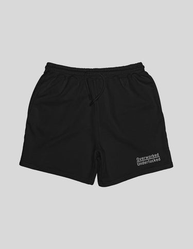 Overworked Terry Shorts Terry Shorts Greater Half Black S